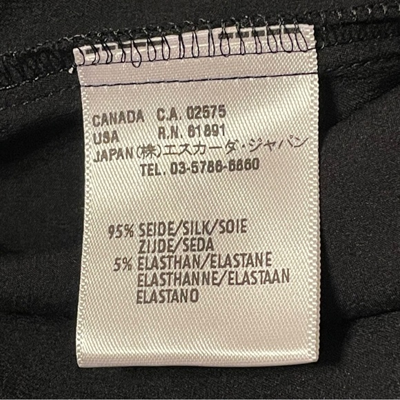 ESCADA Satin Shell in Black - Picture 6 of 7